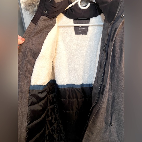 ✨NWOT✨ All In Motion Women’s Heavy Winter Coat - Dark Gray - XXL - Picture 3 of 7
